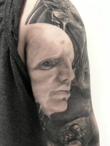 Sci-Fi Tattoo Portfolio Image Rear Arm