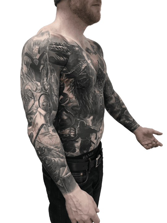 KNIGHTS vs DRAGONS Tattoo Portfolio Image