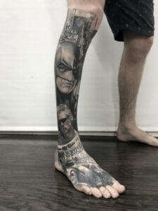 BATMAN1989 Tattoo Portfolio Image foot